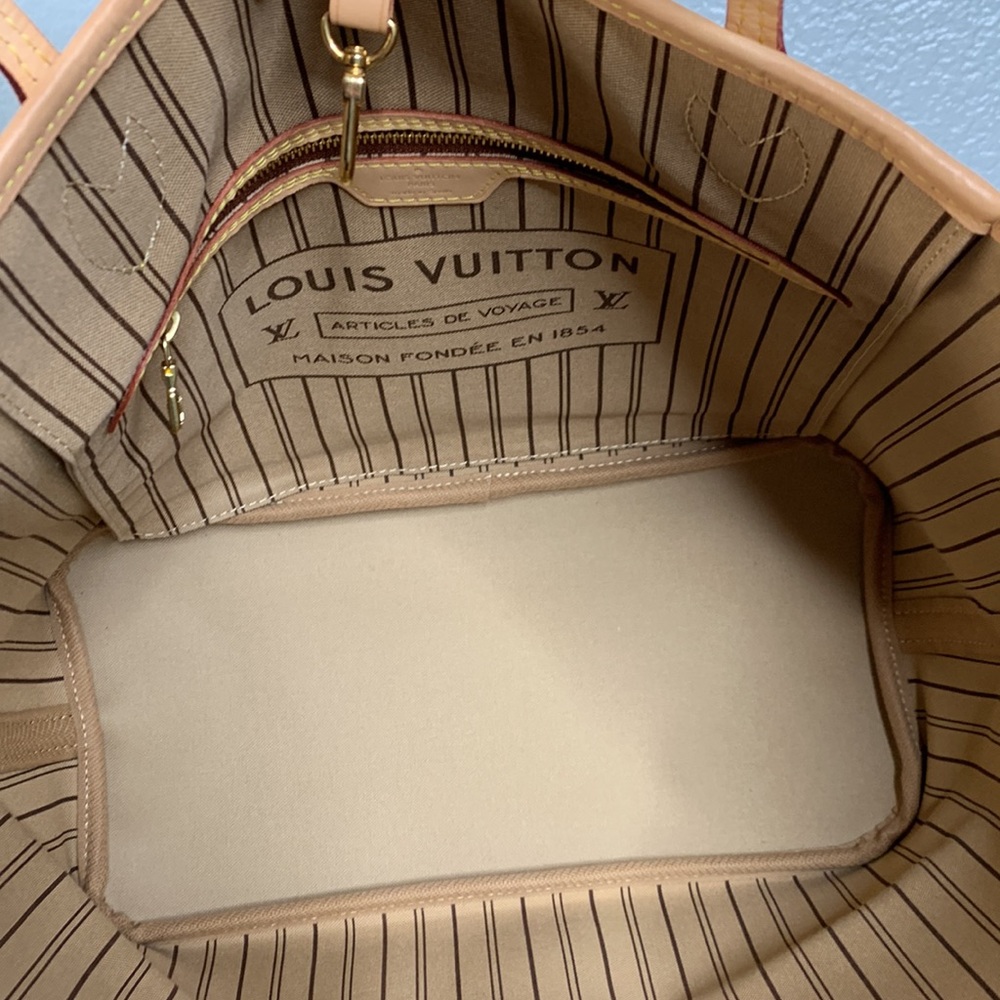 Louis Vuitton neverfull Mono MM with pouch - Picture 5 of 12